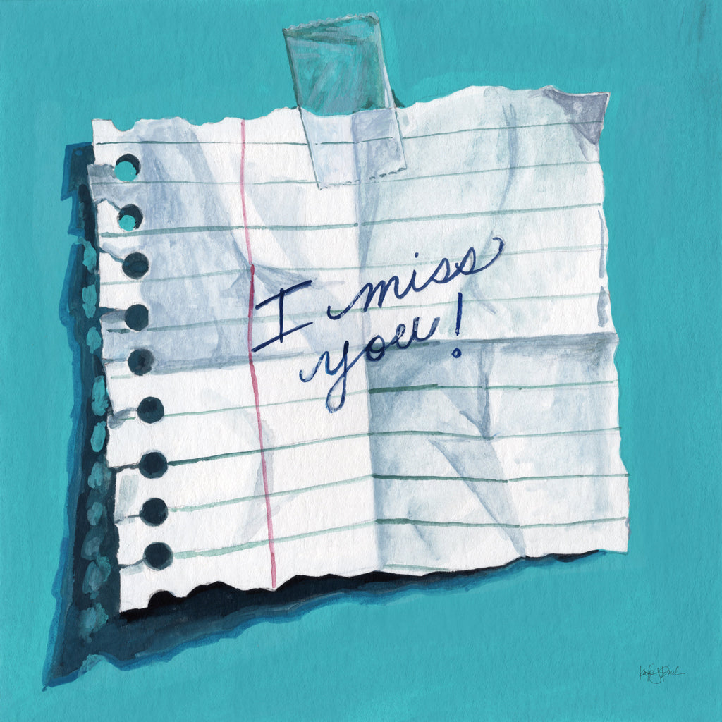 Reproduction of I Miss You by Kate Jarvik Birch - Wall Decor Art