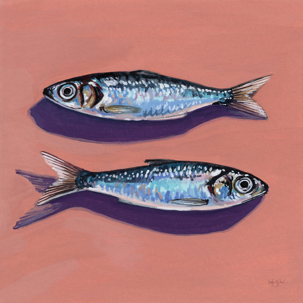 Reproduction of Us But Sardines by Kate Jarvik Birch - Wall Decor Art