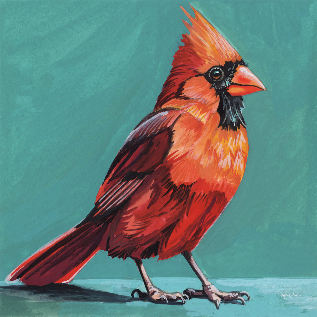 Reproduction of Crimson by Kate Jarvik Birch - Wall Decor Art