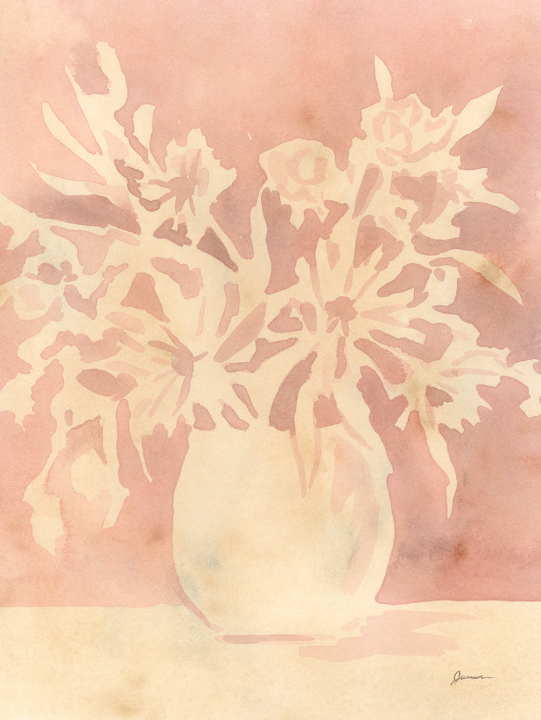 Reproduction of Bouquet Shadow I by June Erica Vess - Wall Decor Art