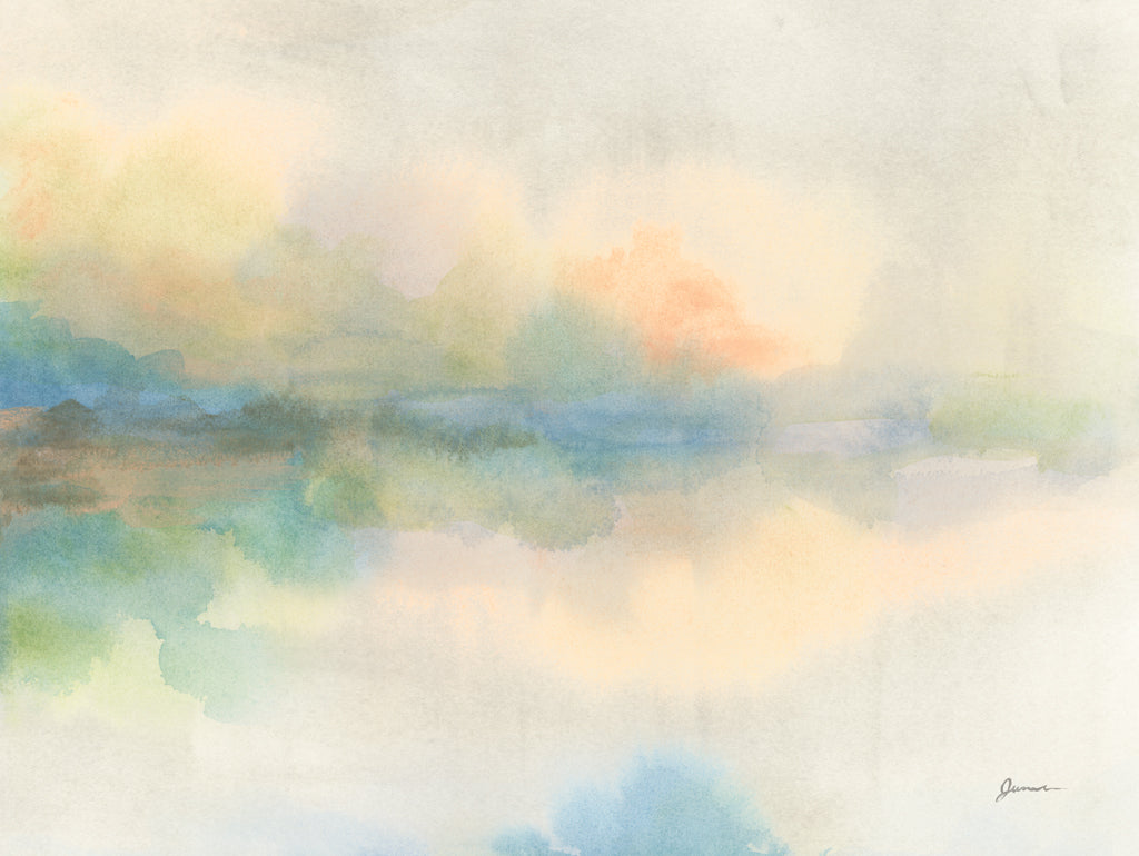 Reproduction of Hazy Shore I by June Erica Vess - Wall Decor Art