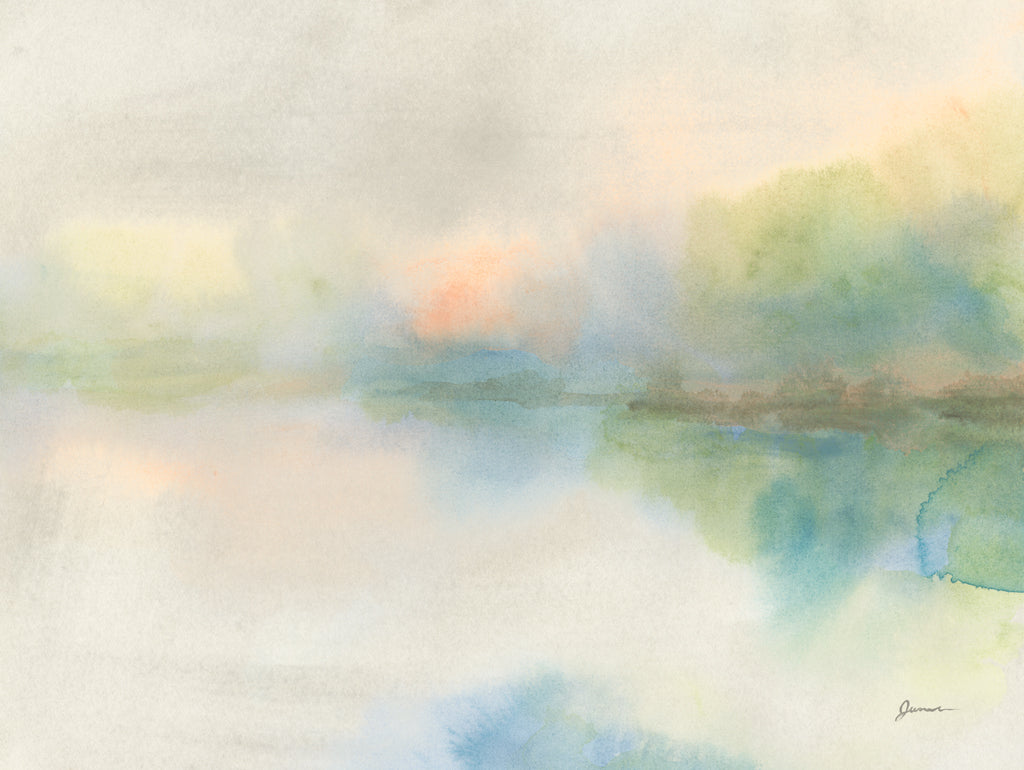 Reproduction of Hazy Shore II by June Erica Vess - Wall Decor Art