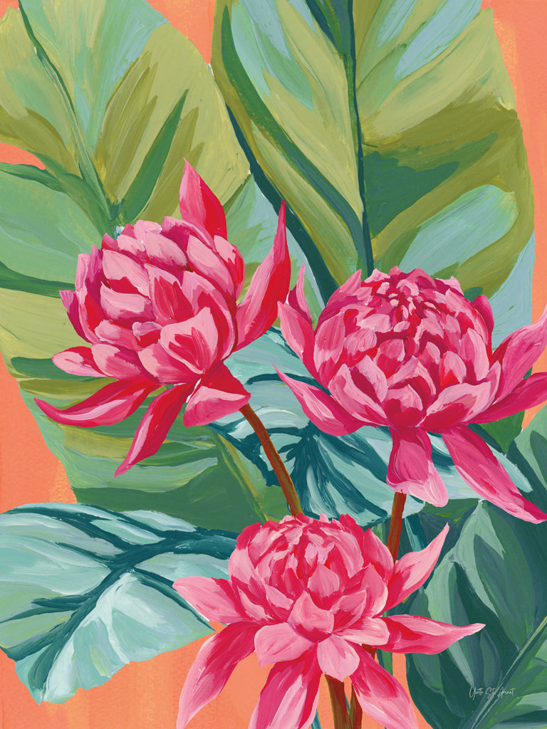 Reproduction of Island Botanica VII by Yvette St. Amant - Wall Decor Art