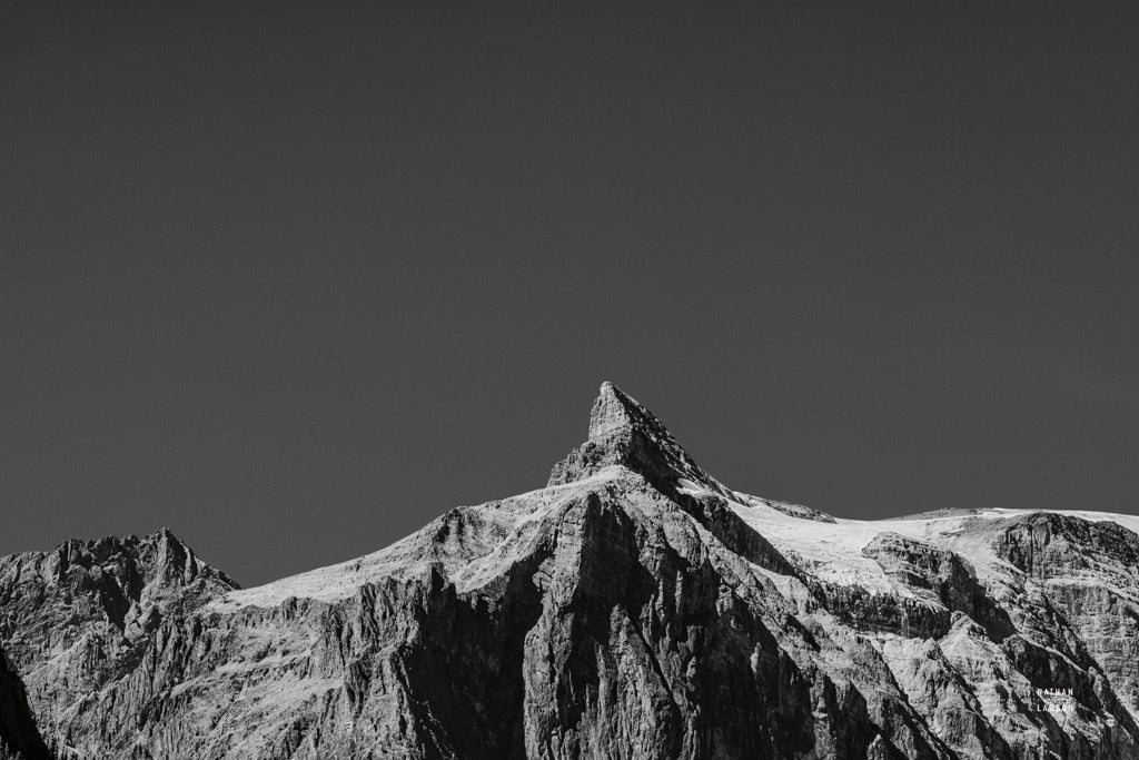 Reproduction of Peaks BW by Nathan Larson - Wall Decor Art