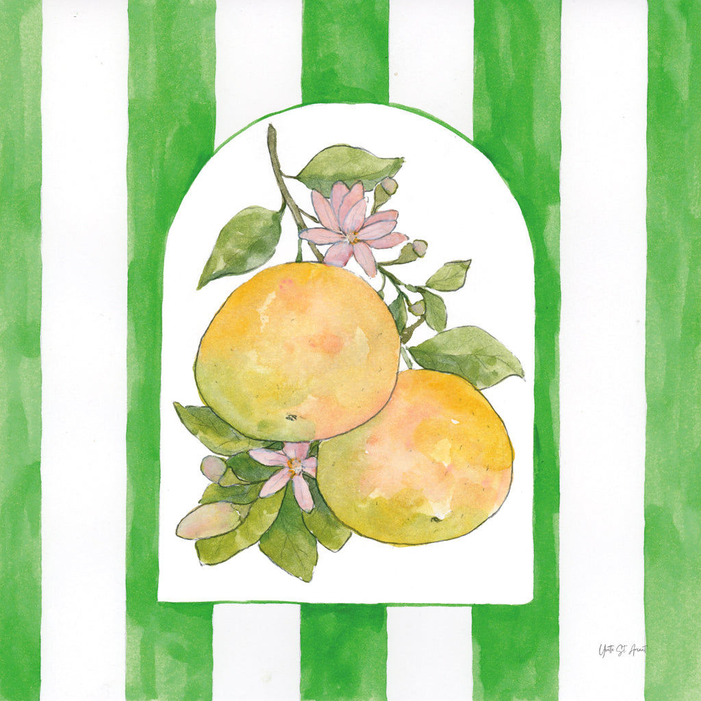 Reproduction of Citron di Vigna IV by Yvette St. Amant - Wall Decor Art