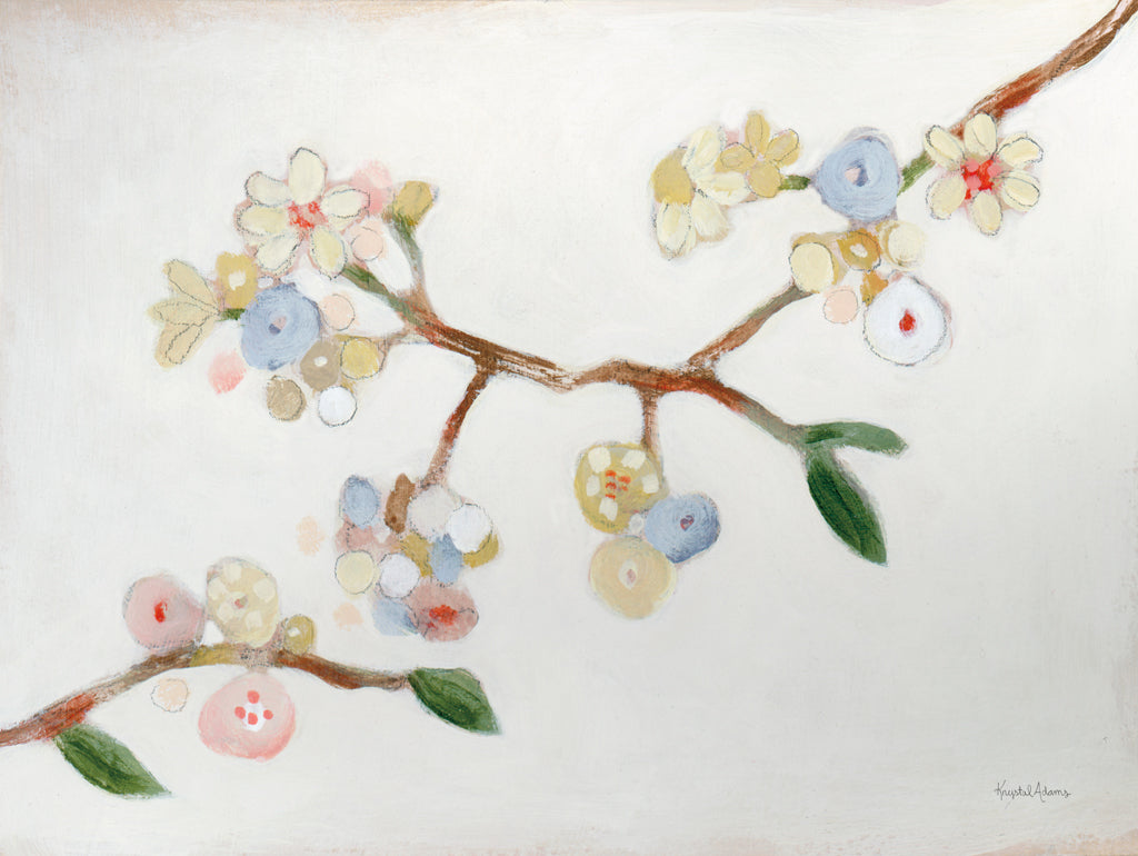Reproduction of Dogwood II by Krystal Adams - Wall Decor Art