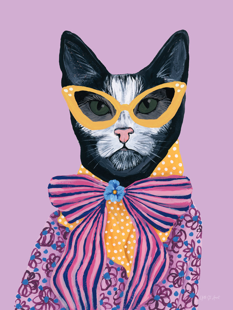Reproduction of Glamour Cats II by Yvette St. Amant - Wall Decor Art