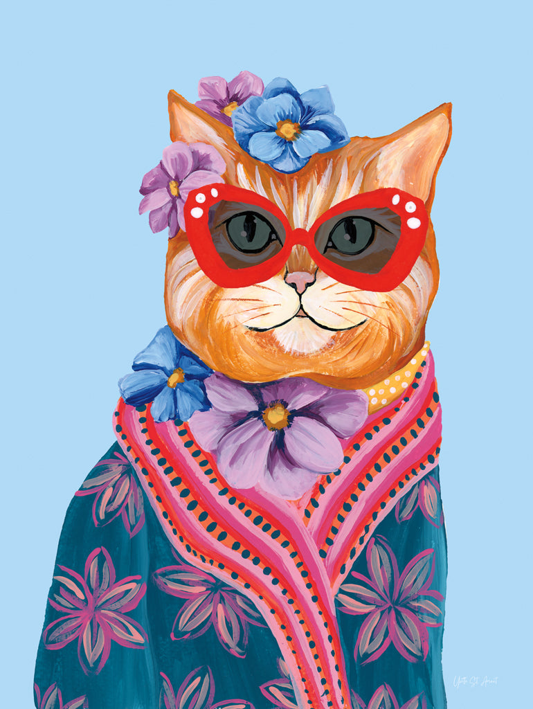 Reproduction of Glamour Cats III by Yvette St. Amant - Wall Decor Art