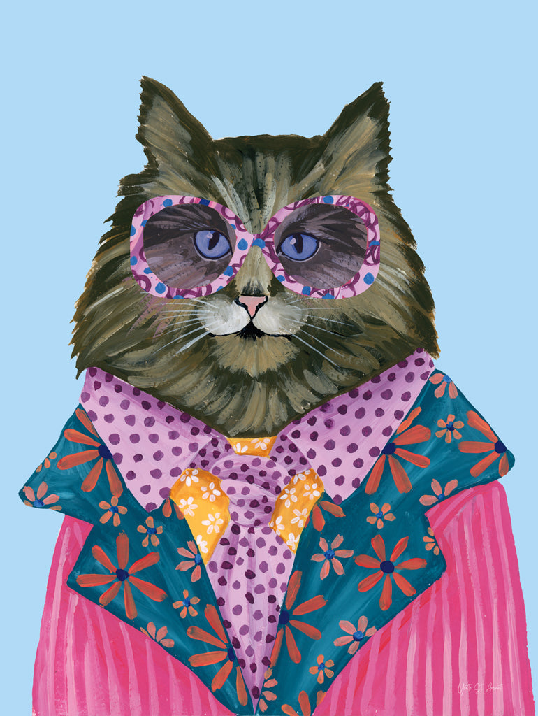 Reproduction of Glamour Cats V by Yvette St. Amant - Wall Decor Art