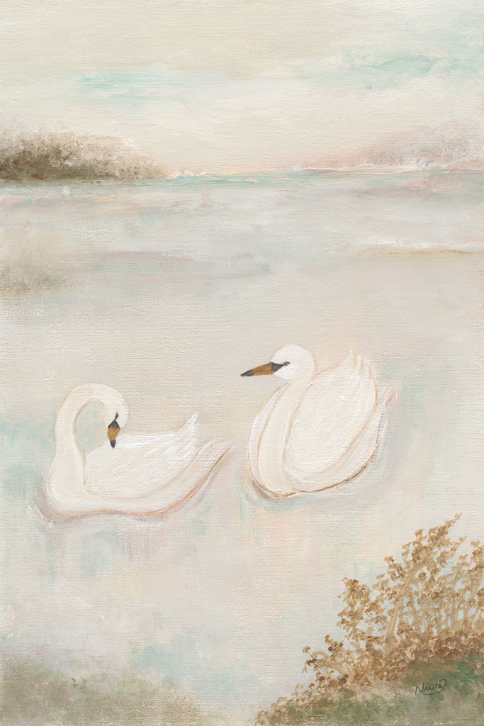 Reproduction of Swan Reverie ll by Nikita Jariwala - Wall Decor Art
