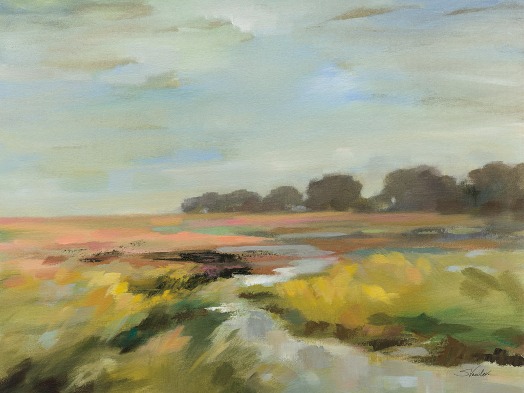 Reproduction of English Countryside by Silvia Vassileva - Wall Decor Art