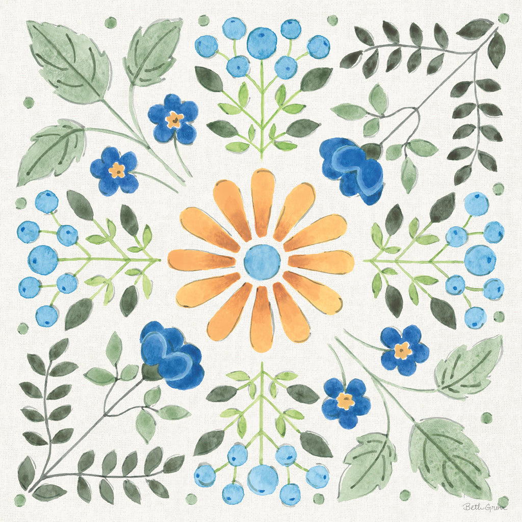 Reproduction of Verdant Vines VI by Beth Grove - Wall Decor Art