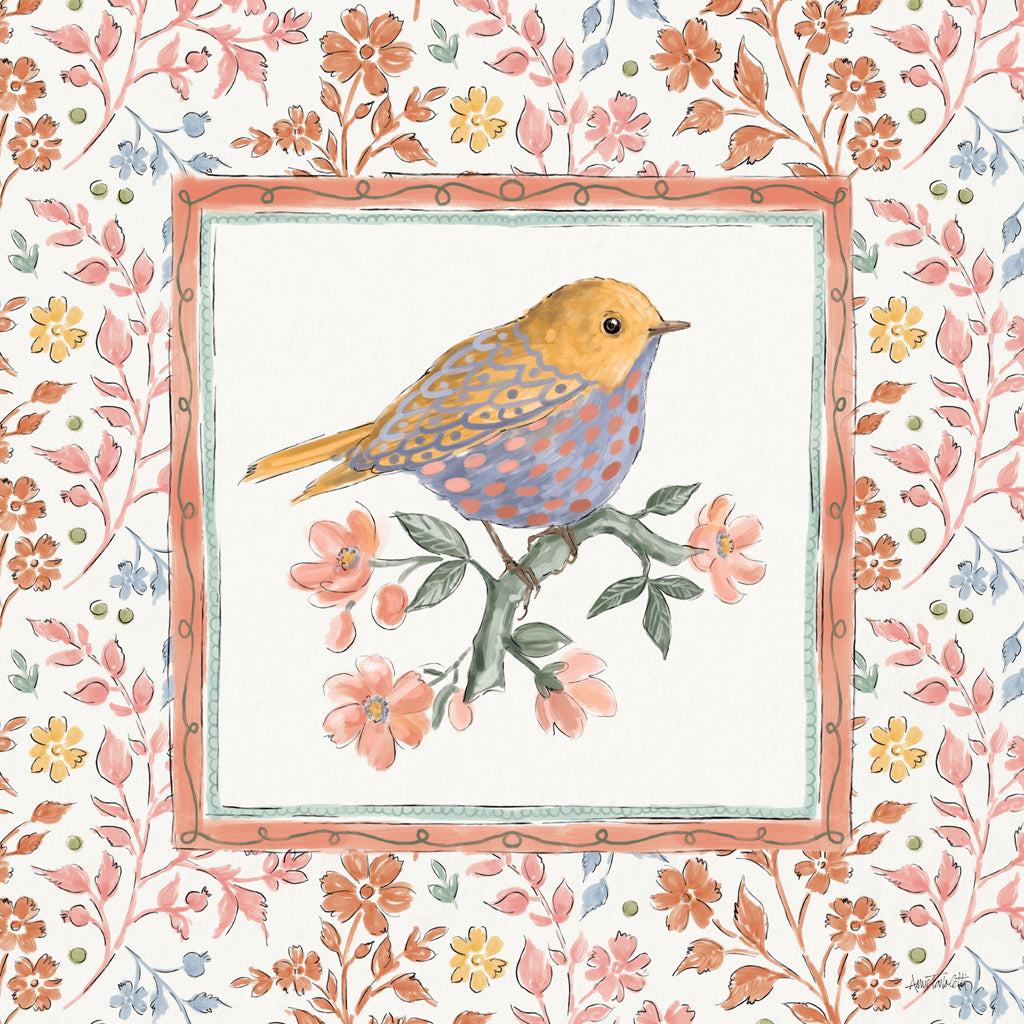 Reproduction of Songbird Melody VII by Anne Tavoletti - Wall Decor Art