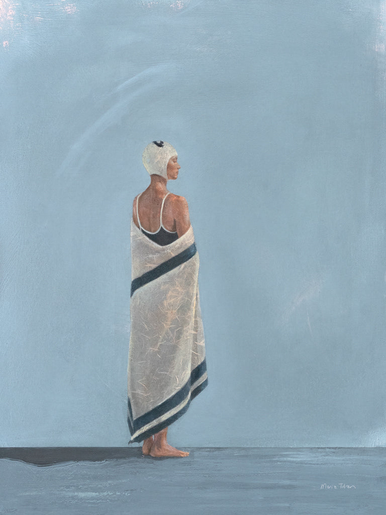 Reproduction of Poolside Ritual by Maria Titan - Wall Decor Art