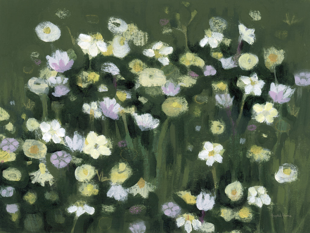 Reproduction of Daisy Field II by Krystal Adams - Wall Decor Art