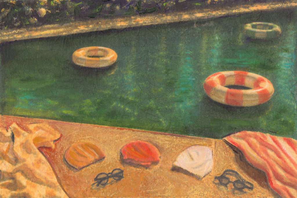 Reproduction of Where We Learned to Swim by Maria Titan - Wall Decor Art