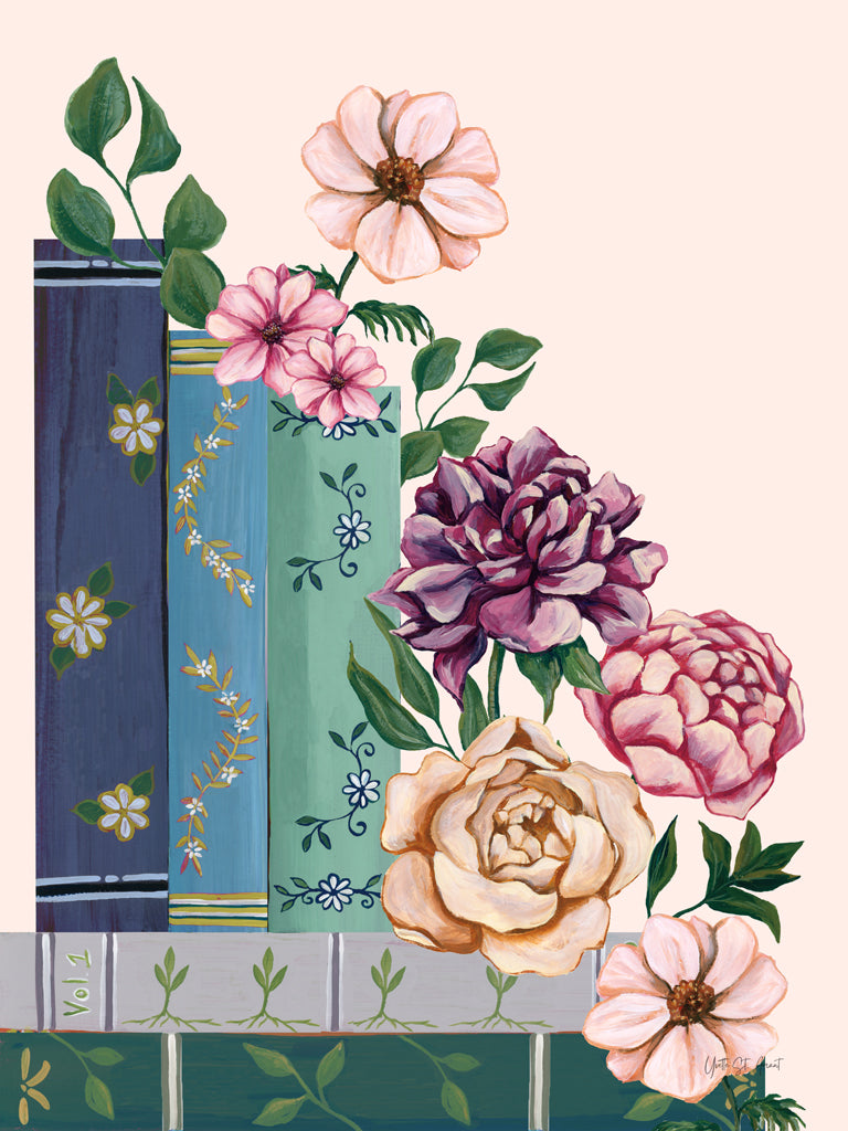 Reproduction of Book Lover by Yvette St. Amant - Wall Decor Art