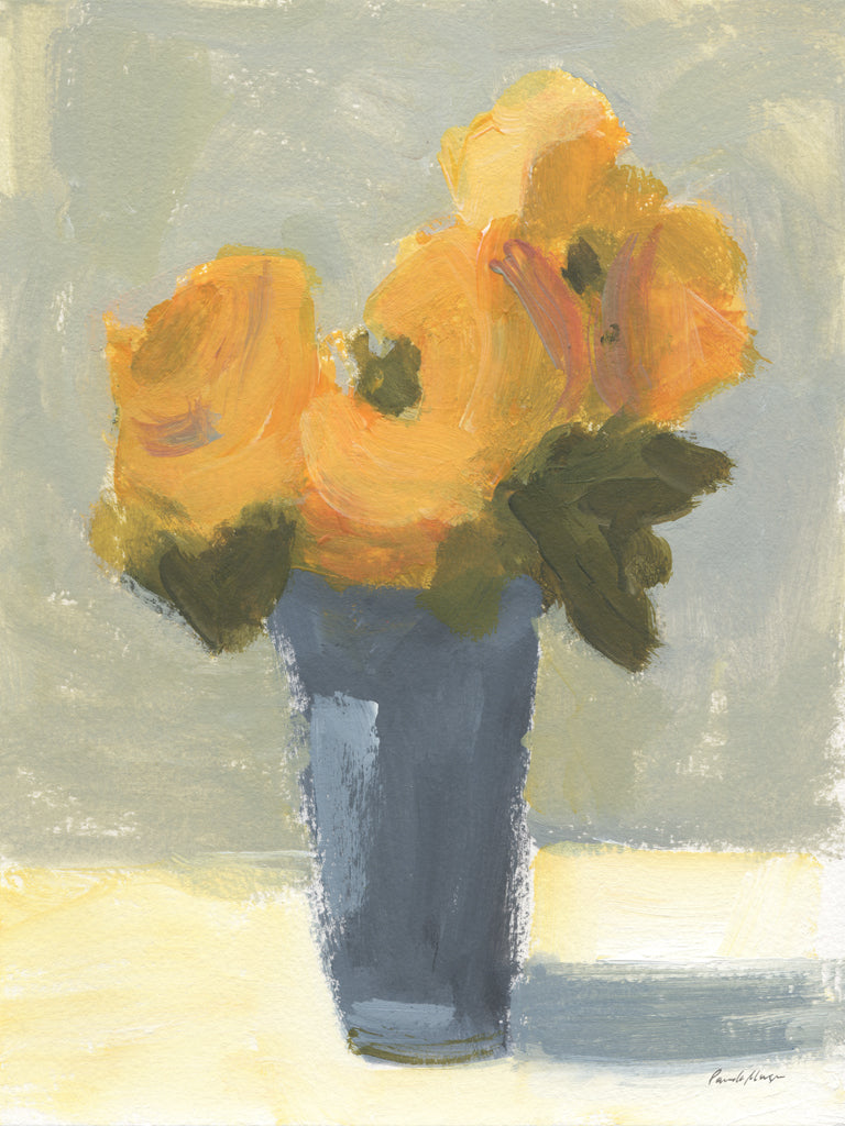 Reproduction of Yellow Floral by Pamela Munger - Wall Decor Art