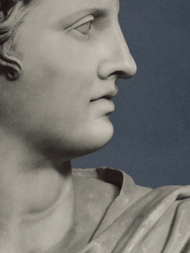 Reproduction of Roman Bust Side I by Wild Apple Portfolio - Wall Decor Art