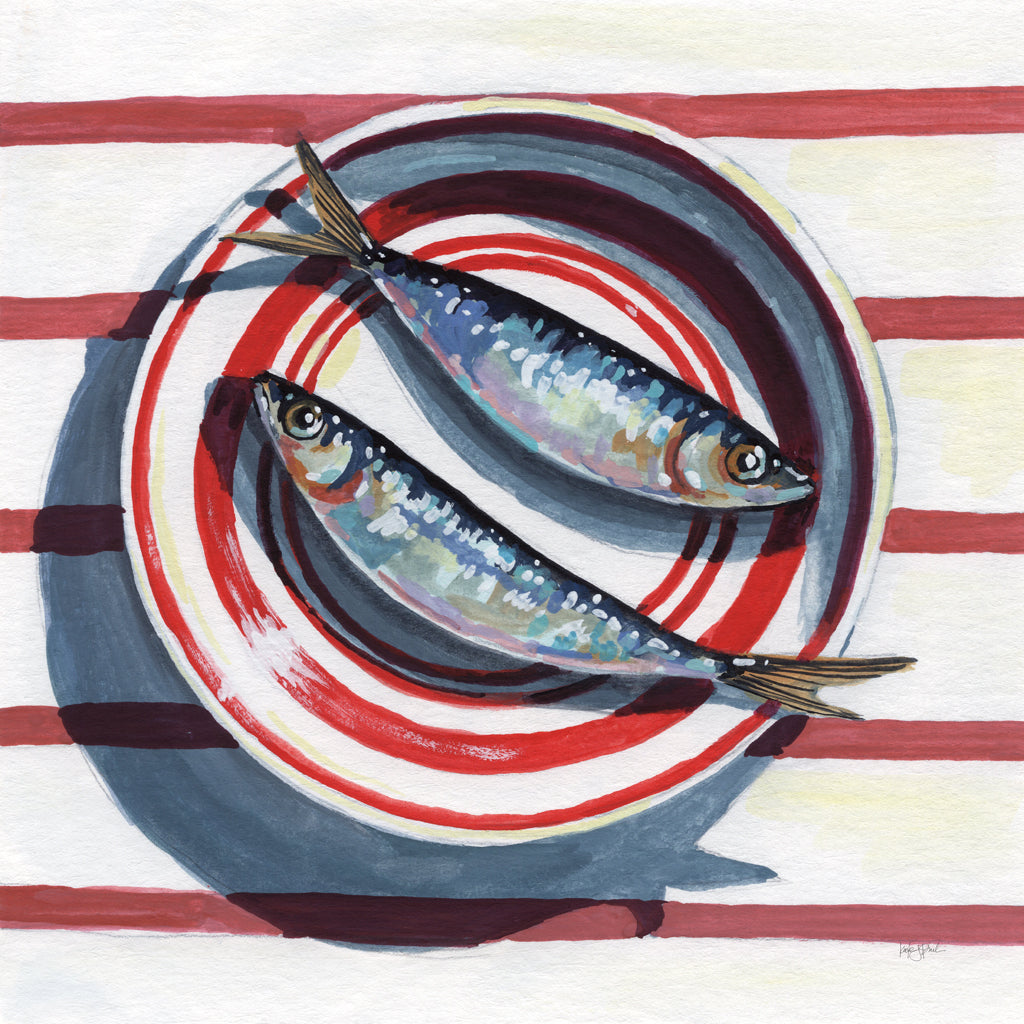Reproduction of Swimming in Circles by Kate Jarvik Birch - Wall Decor Art