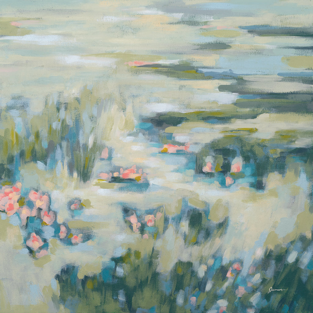 Reproduction of Marsh Flowers II by June Erica Vess - Wall Decor Art