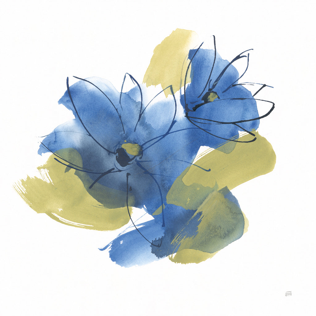 Reproduction of Luminous Clematis II by Chris Paschke - Wall Decor Art