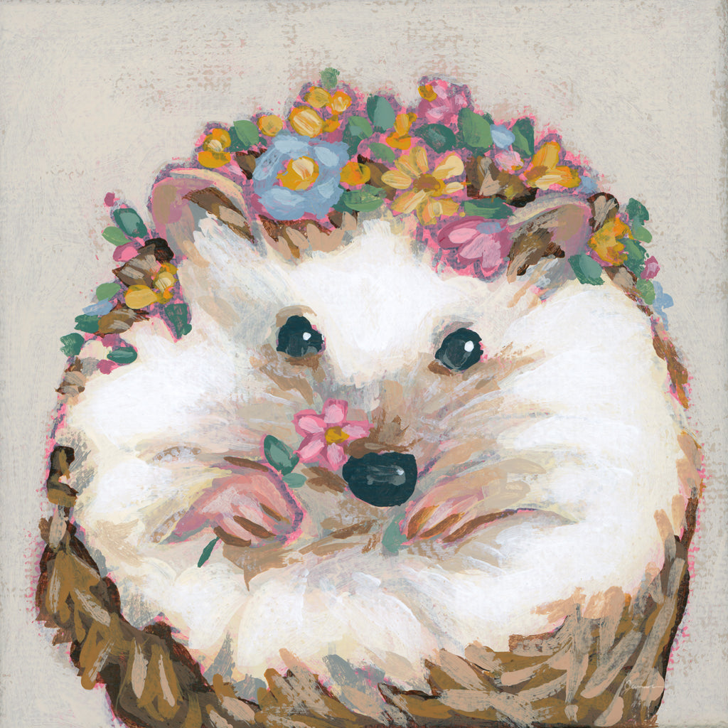 Reproduction of Hedgehog Cameo I by June Erica Vess - Wall Decor Art