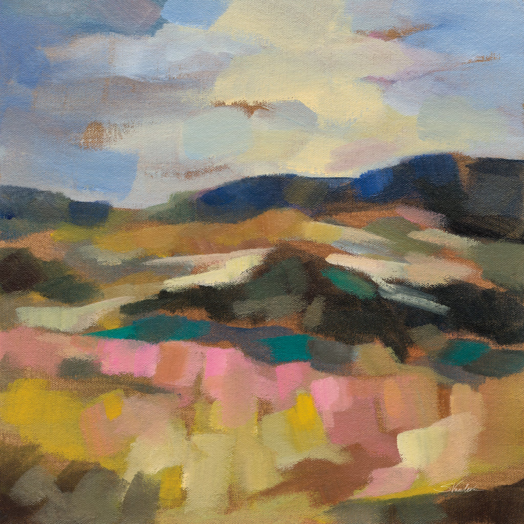 Reproduction of Cobalt Mountain by Silvia Vassileva - Wall Decor Art