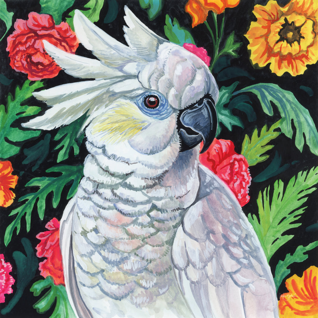 Reproduction of Cockatoo Blooms by Kate Jarvik Birch - Wall Decor Art