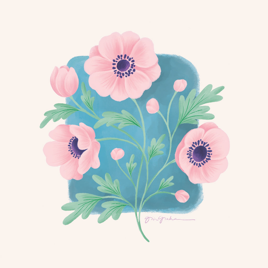 Reproduction of Spring Blooms I by Gia Graham - Wall Decor Art
