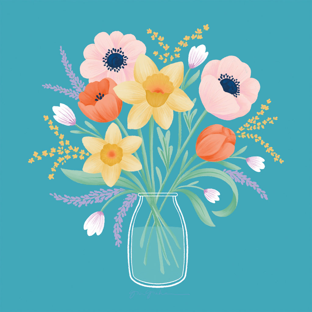 Reproduction of Spring Blooms V by Gia Graham - Wall Decor Art