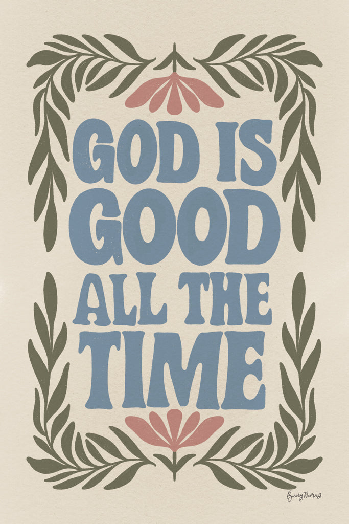 Reproduction of Glory to God I by Becky Thorns - Wall Decor Art