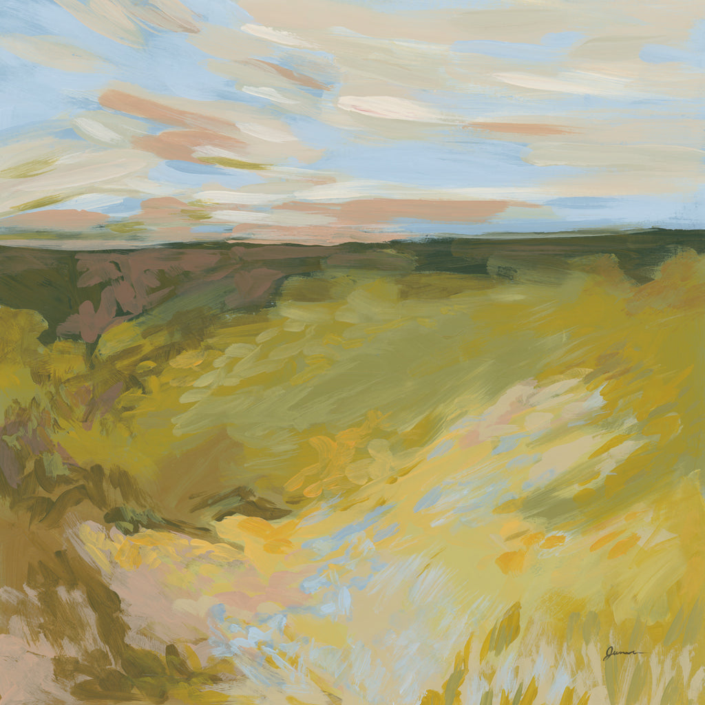 Reproduction of Windswept Field I by June Erica Vess - Wall Decor Art