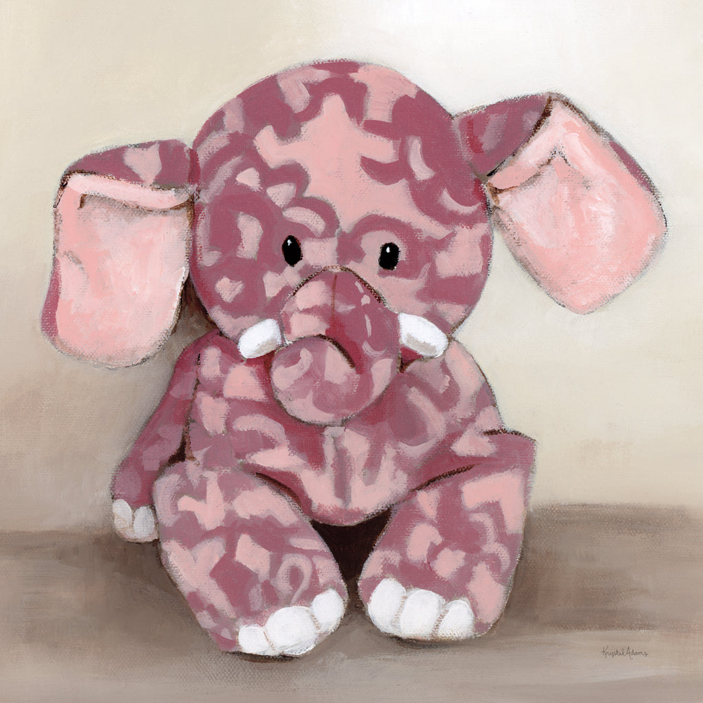Reproduction of Elephant to Hug by Krystal Adams - Wall Decor Art