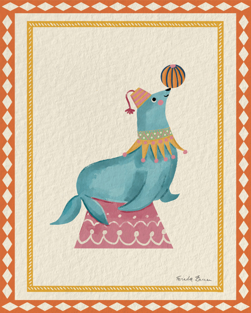 Reproduction of Fun Seal by Farida Zaman - Wall Decor Art