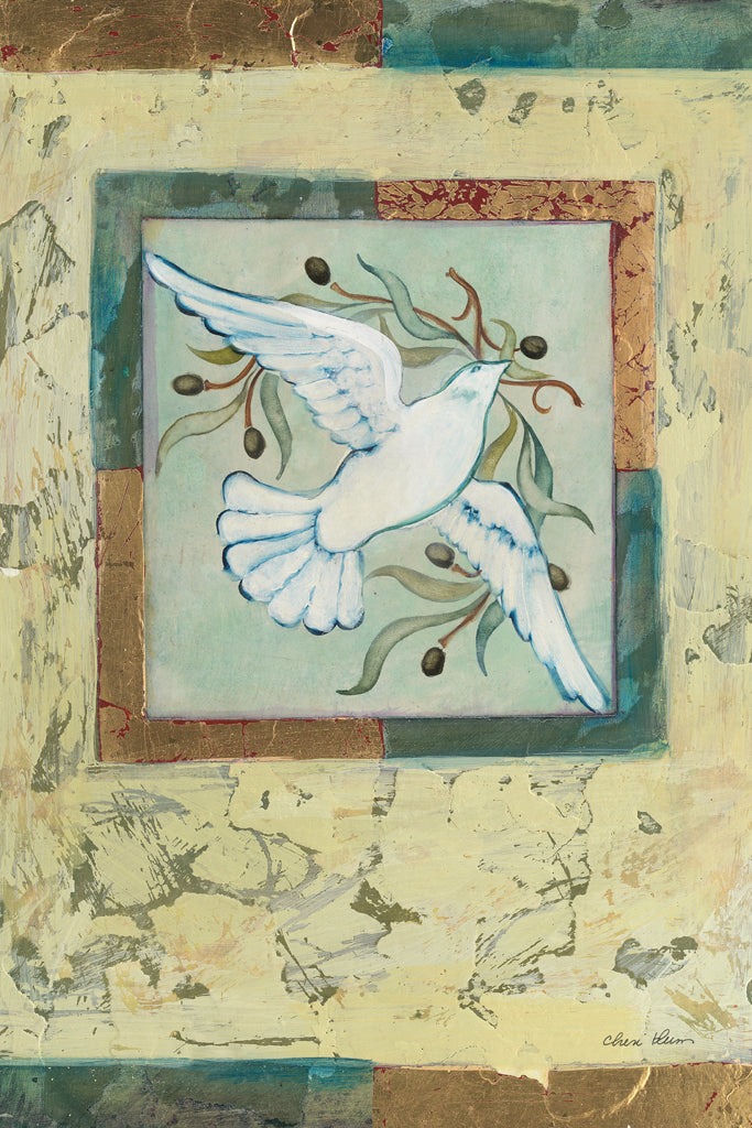 Reproduction of White Dove by Cheri Blum - Wall Decor Art