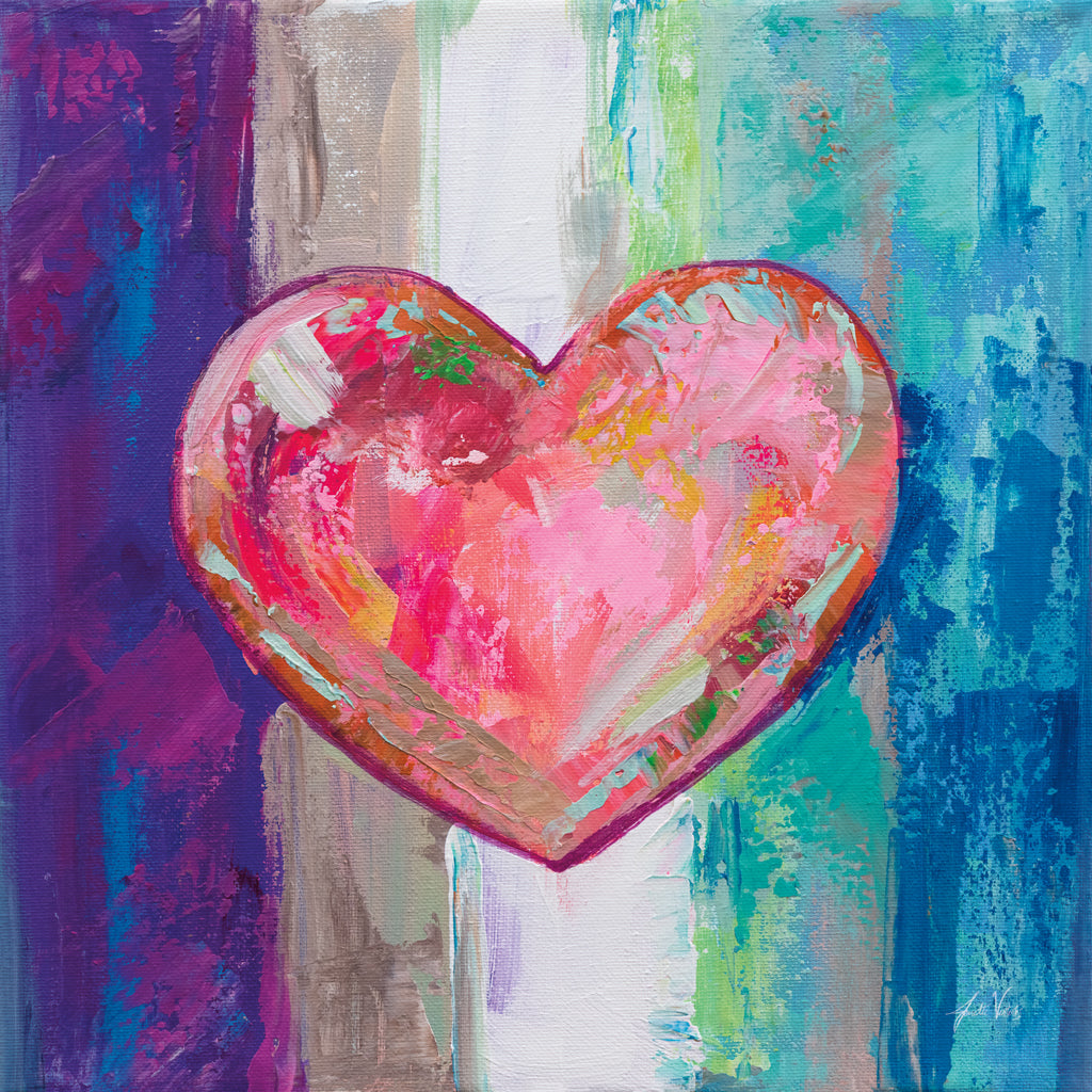 Reproduction of My Heart is Full by Jeanette Vertentes - Wall Decor Art