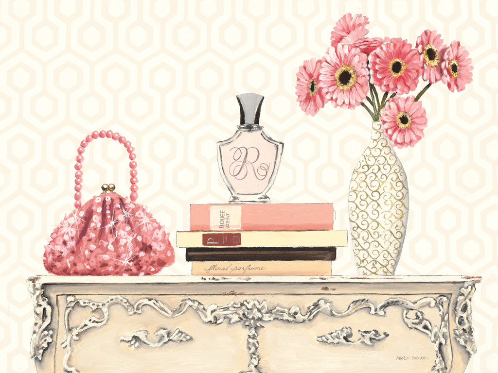 Reproduction of Parfum Chic III by Marco Fabiano - Wall Decor Art