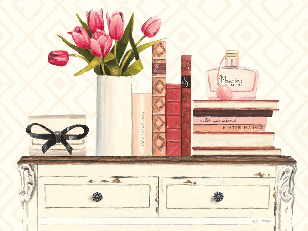 Reproduction of Parfum Chic IV by Marco Fabiano - Wall Decor Art