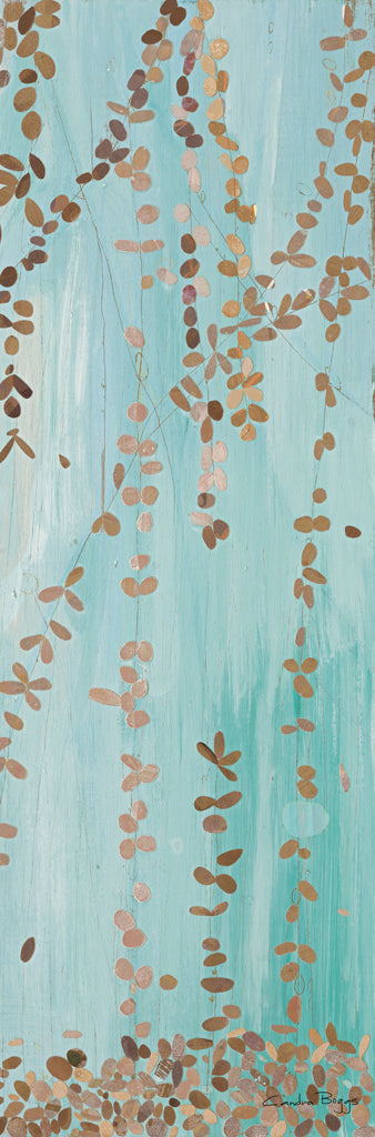 Reproduction of Trailing Vines II Blue by Candra Boggs - Wall Decor Art