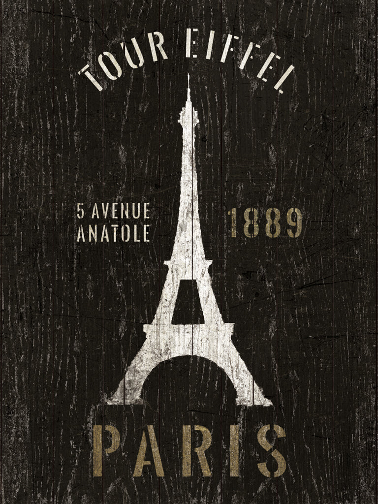 Reproduction of Refurbished Eiffel Tower by Wild Apple Portfolio - Wall Decor Art