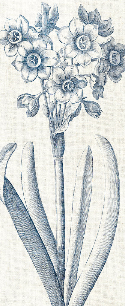 Reproduction of Eden I Indigo and White by Wild Apple Portfolio - Wall Decor Art