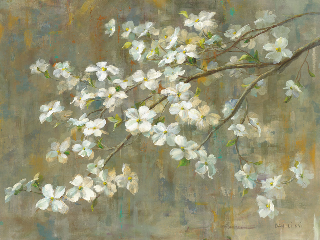 Reproduction of Dogwood in Spring by Danhui Nai - Wall Decor Art