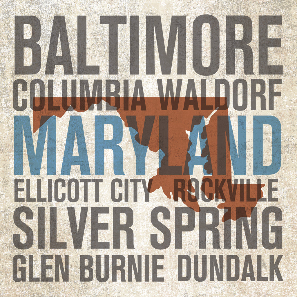 Reproduction of Maryland by Michael Mullan - Wall Decor Art