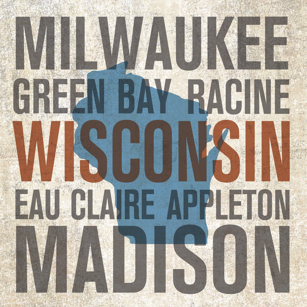 Reproduction of Wisconsin by Michael Mullan - Wall Decor Art