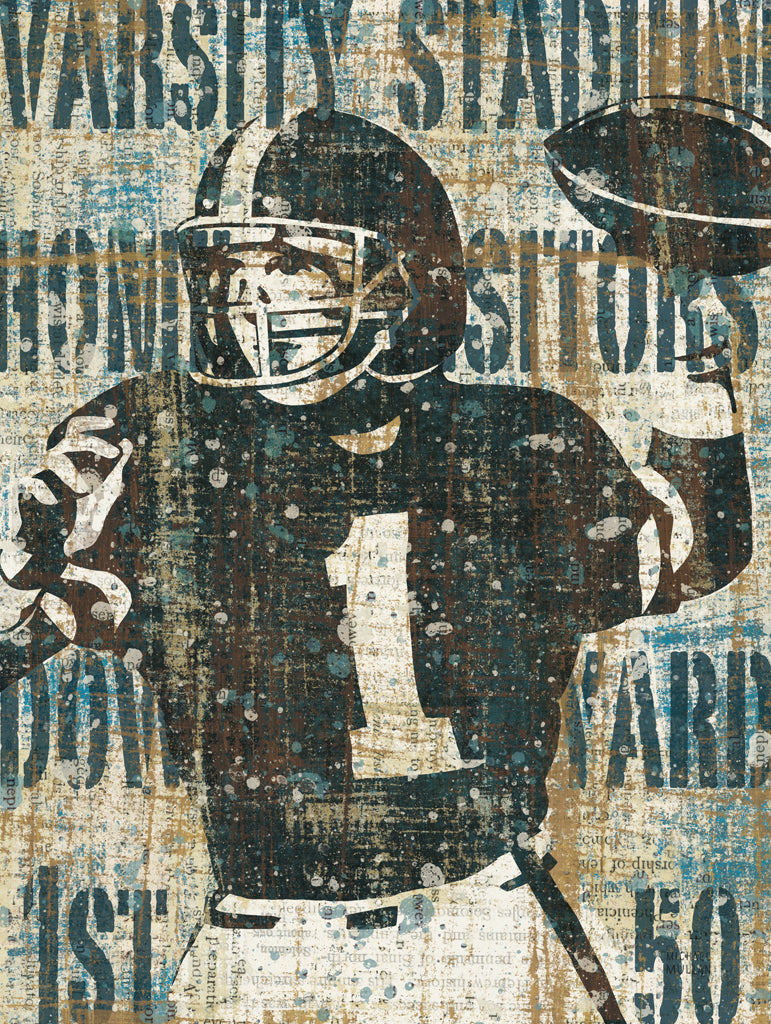 Reproduction of Mens Scoreboard Football by Michael Mullan - Wall Decor Art