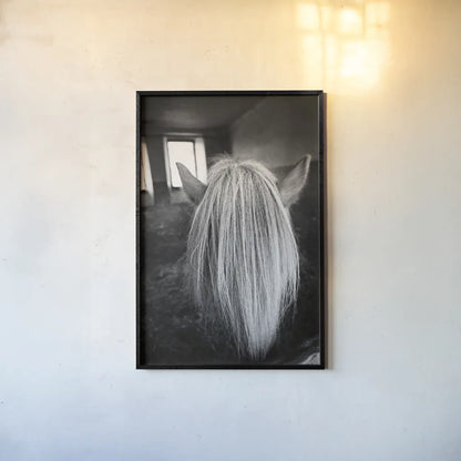 Beauty by Aledanda. shown as a paper print in a black flame. Available as a archival giclee rolled canvas, fine art paper, or poster print. SKU 38294h.