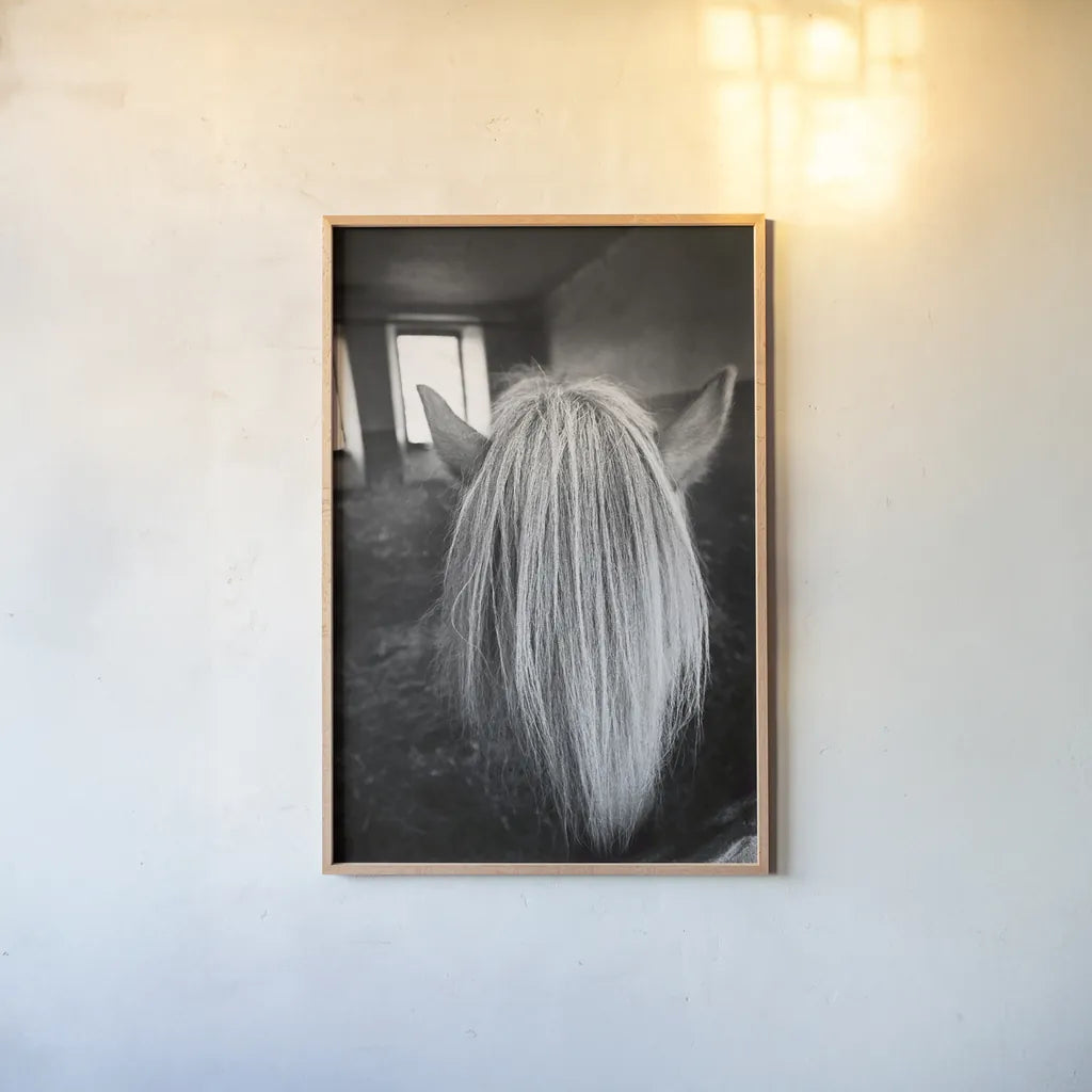 Beauty by Aledanda. shown as a paper print in a natural frame. Available as a archival giclee rolled canvas, fine art paper, or poster print. SKU 38294h.