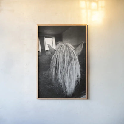 Beauty by Aledanda. shown as a paper print in a natural frame. Available as a archival giclee rolled canvas, fine art paper, or poster print. SKU 38294h.