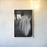 Beauty by Aledanda. shown as a paper print in a white frame. Available as a archival giclee rolled canvas, fine art paper, or poster print. SKU 38294h.